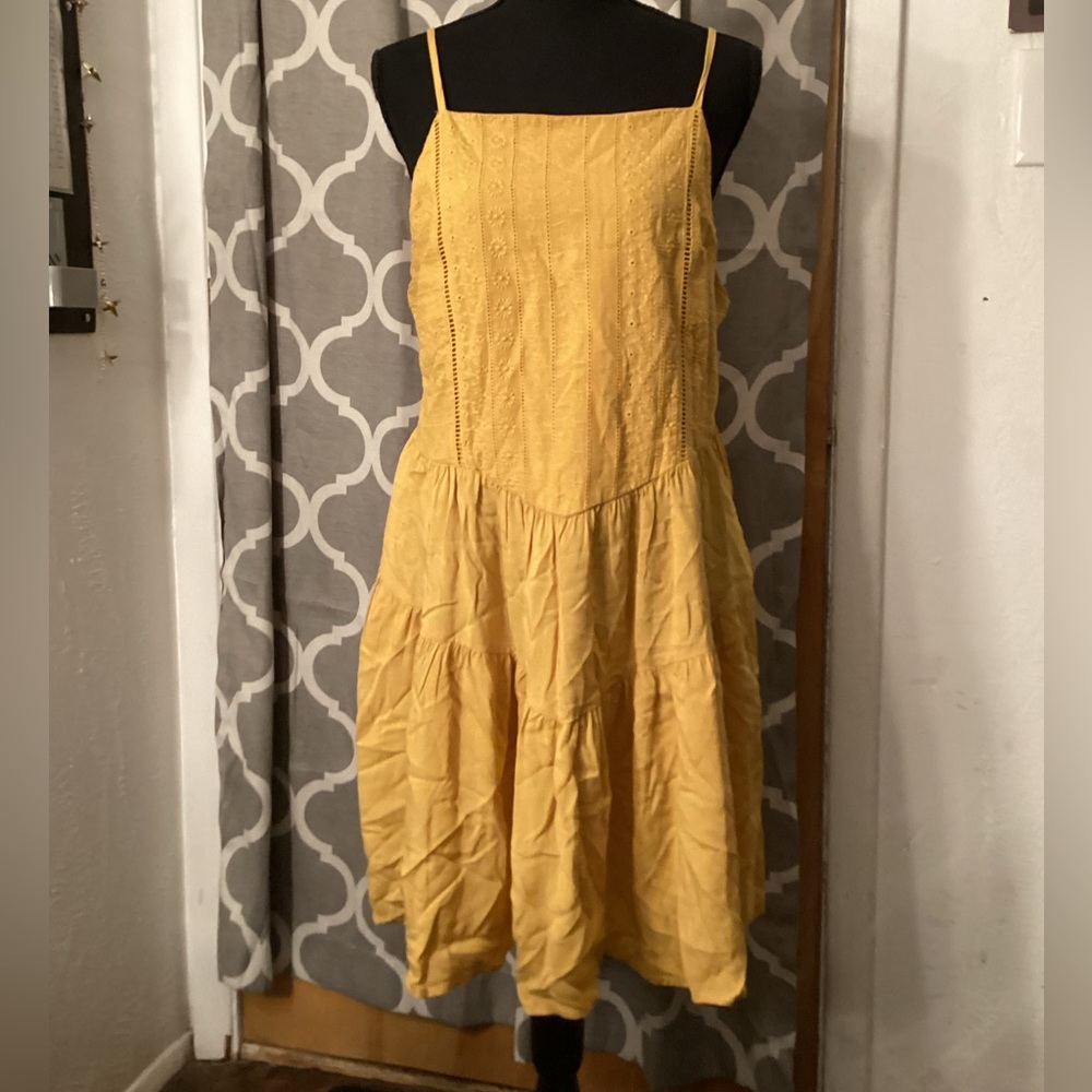 Wild Fable Yellow Sunflower Summer Dress XL